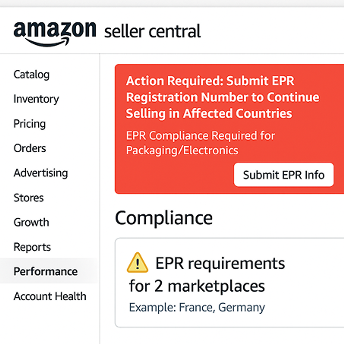 EPR Affects Sellers