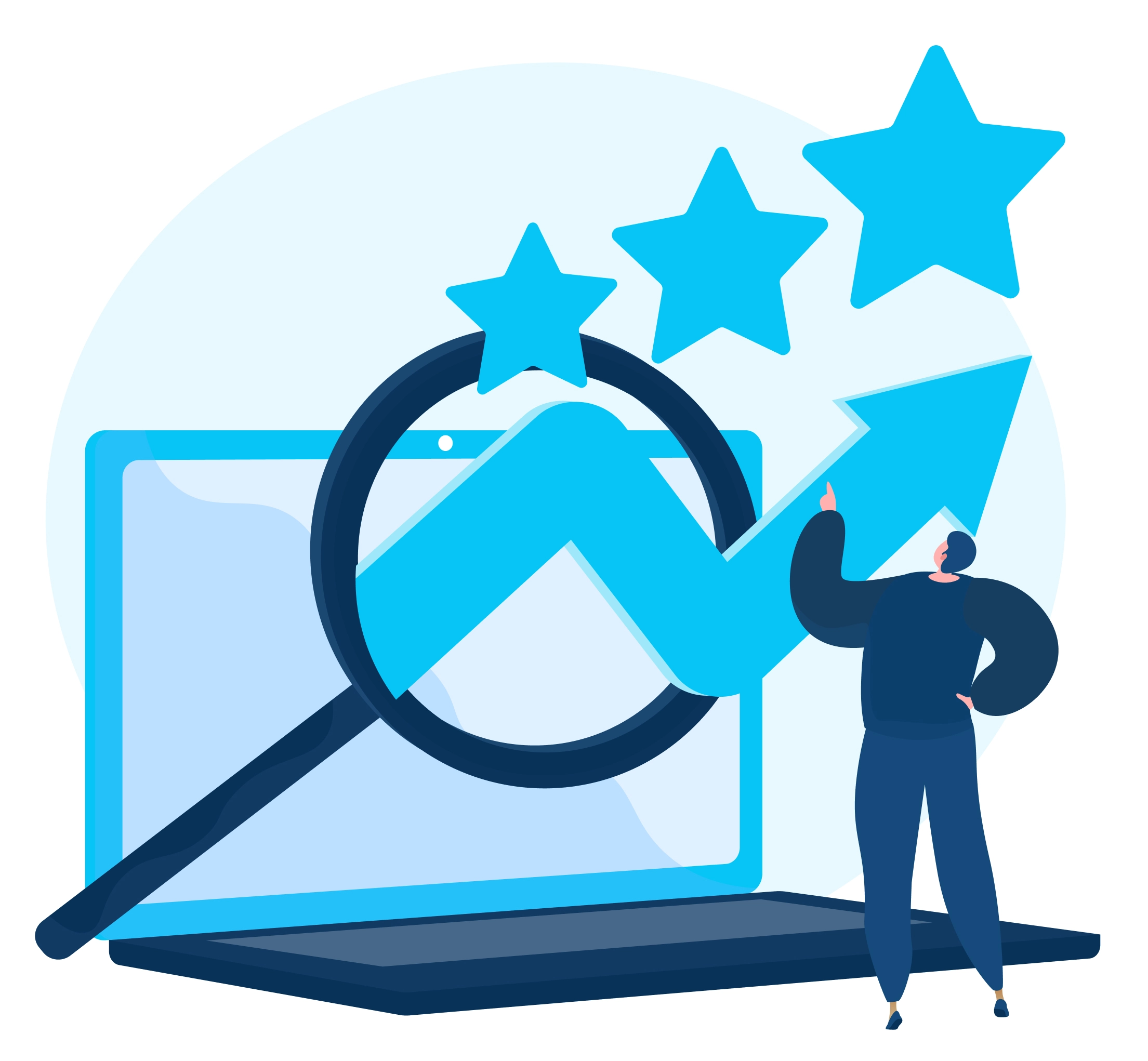 Amazon review checker dashboard showing review trends