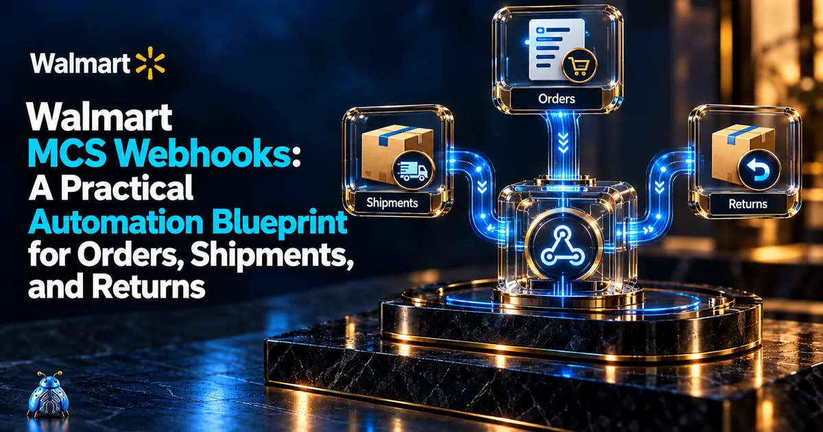 Walmart MCS Webhooks: Orders, Shipments, and Returns Walmart MCS Webhooks: Orders, Shipments, and Returns
