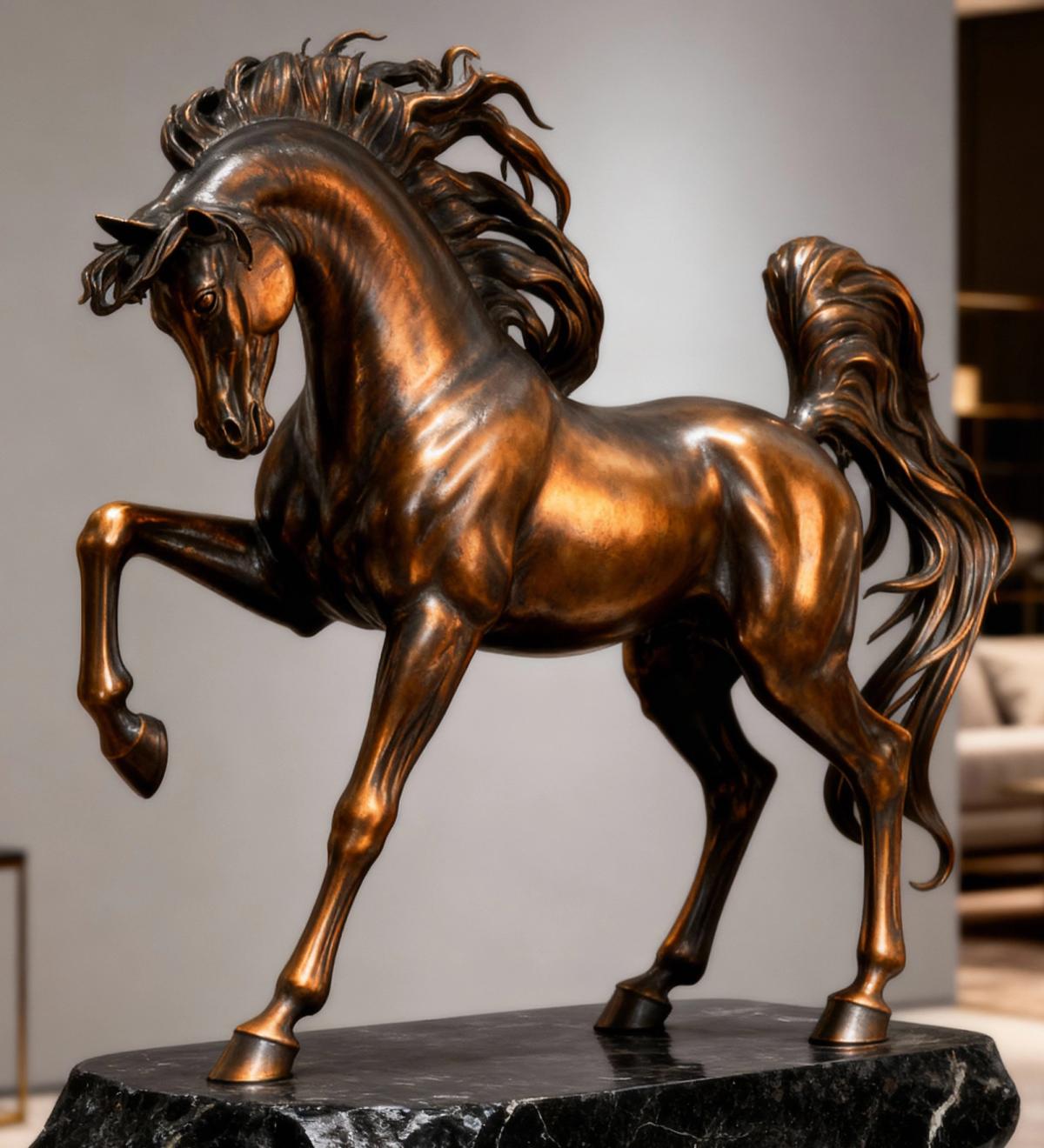 مجسم حصان عربي