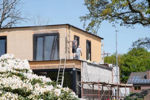 Re-roof — before & after