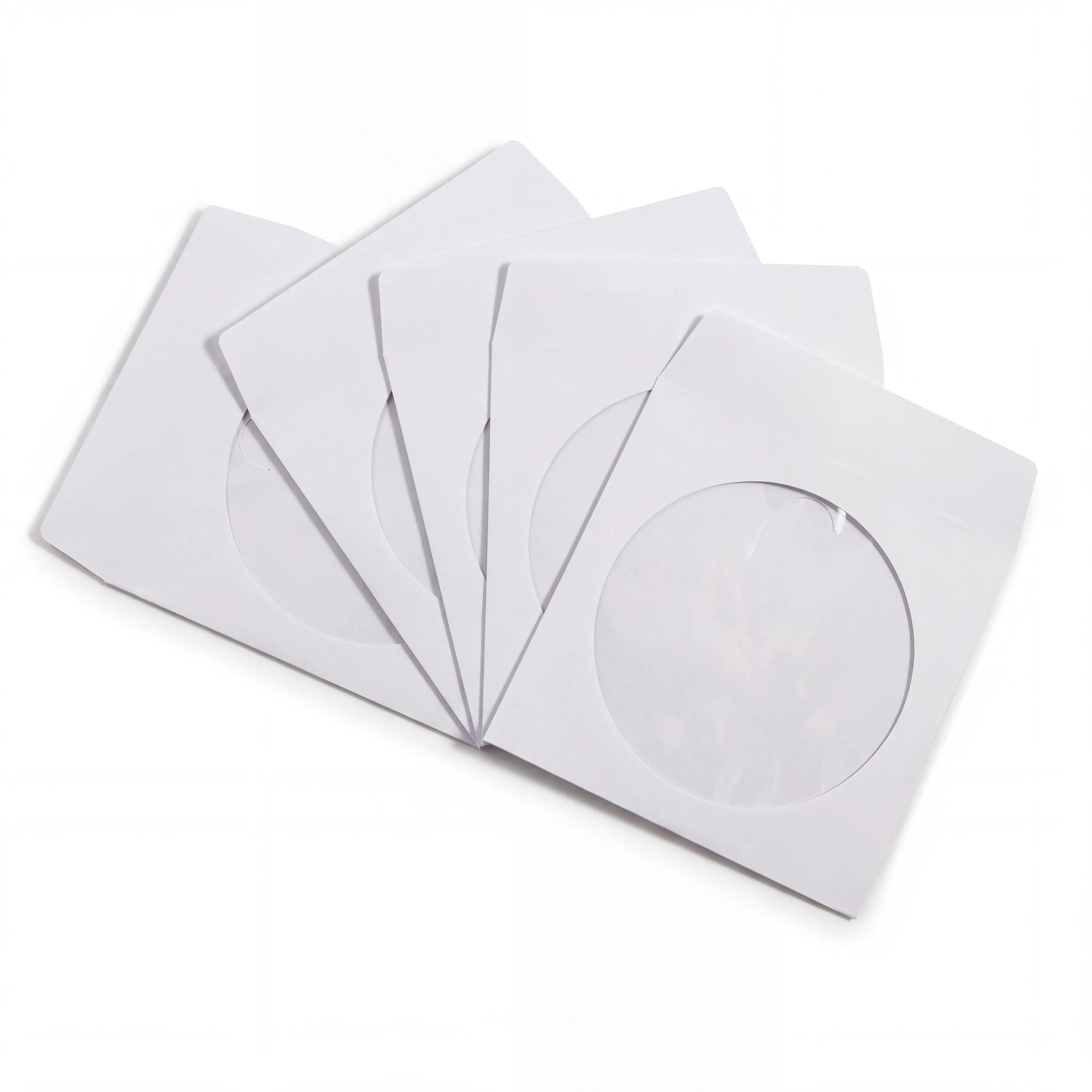 Bulk Paper CD/DVD Sleeves with Clear Window thumbnail 2
