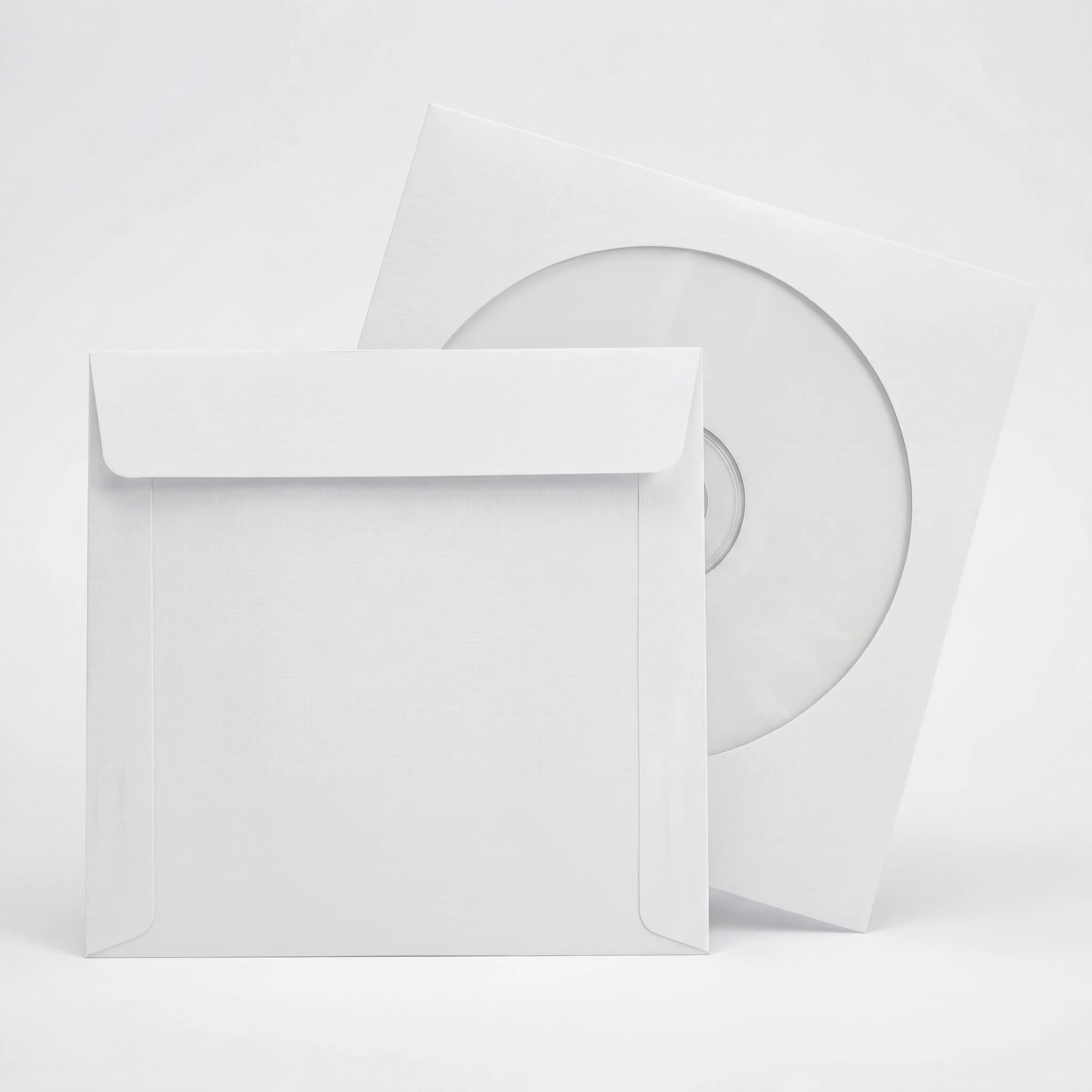 Bulk Paper CD/DVD Sleeves with Clear Window thumbnail 4