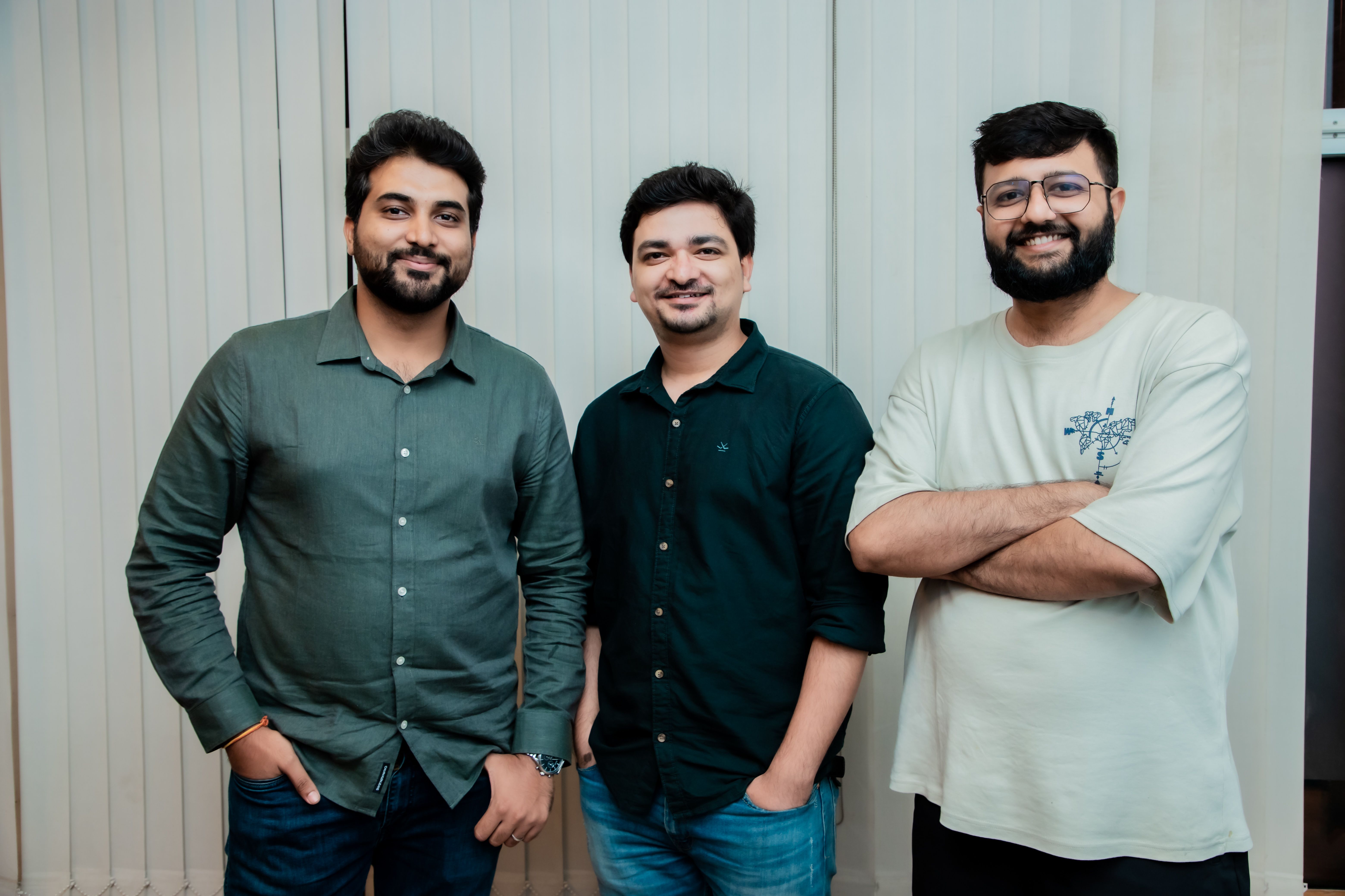 (Left to Right) Shaurya Gupta, Chandan Yadav, Divyansh Ameta; Founders, Wishlink