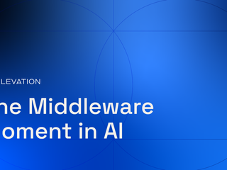 Middleware Moment in AI