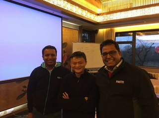 Ravi Adusumalli, Jack Ma and Vijay Shekhar Sharma