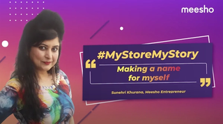 Meesho entrepreneur Sunehri Khurana