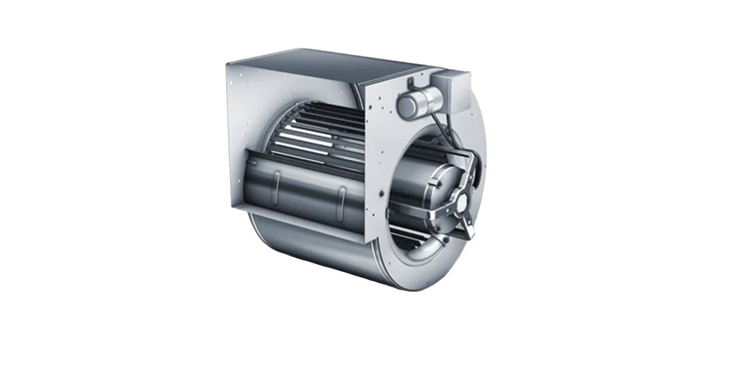 Ventilador de doble aspiración con motor rotor exterior modelo DDM de Nicotra
