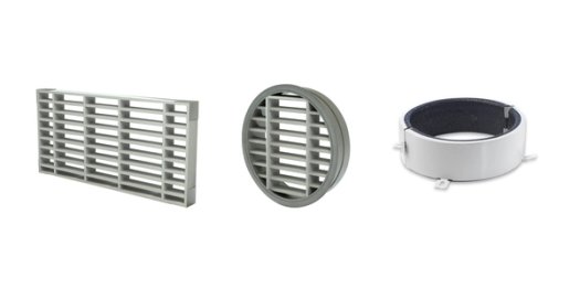 Intumescent grilles and collars