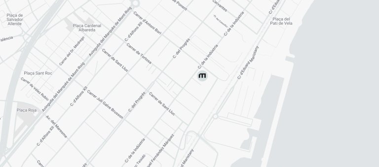 Mapa localización instalaciones Morgui