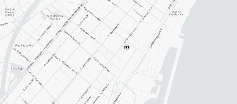 Mapa localización instalaciones Morgui