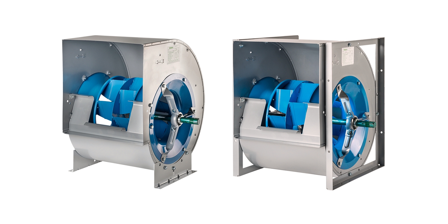 Ventilador de Doble Aspiración a transmisión con rodete a reacción VTZ de Tecnifan-Comefri