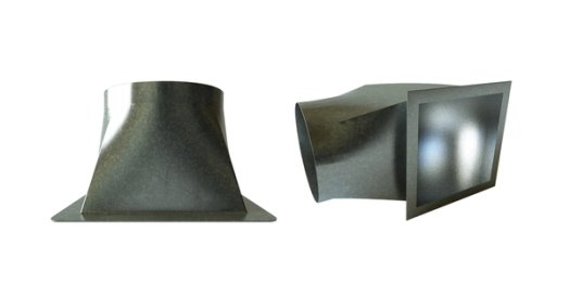 Tolvas para cajas de ventilación