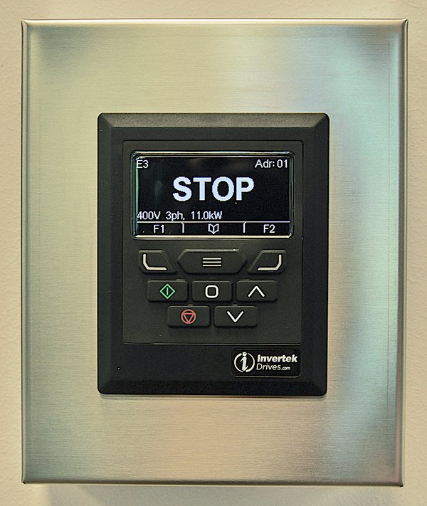 Potenciómetro de variador Invertek con caja inox de morgui