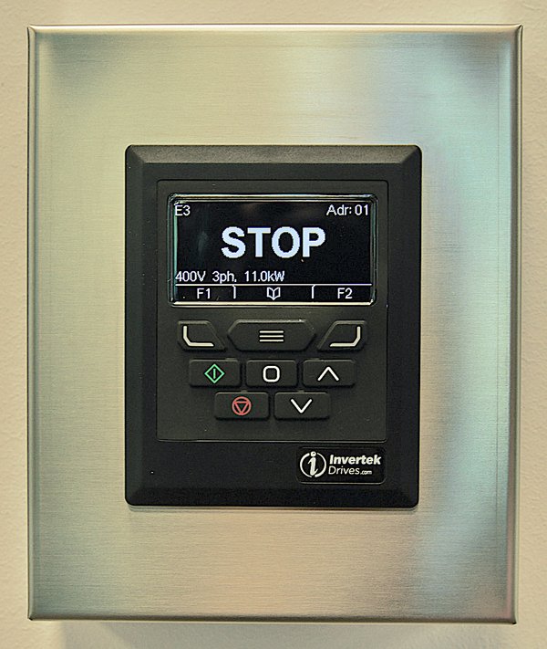 Potenciómetro de variador Invertek con caja inox de morgui