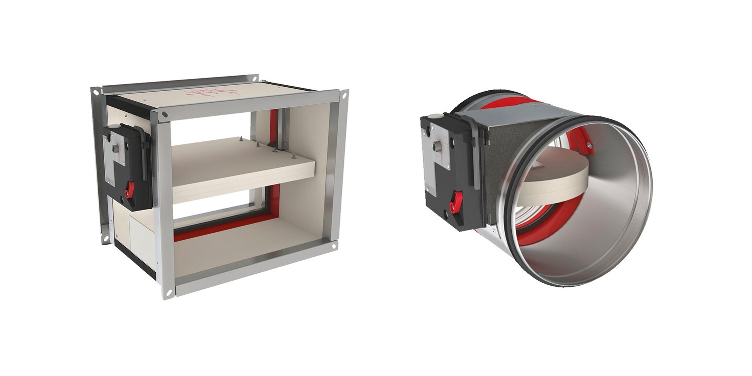 Fire dampers and flaps