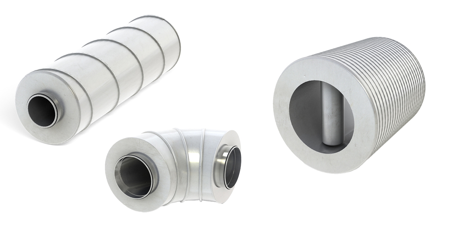 Modelos Silenciadores para tubería circular