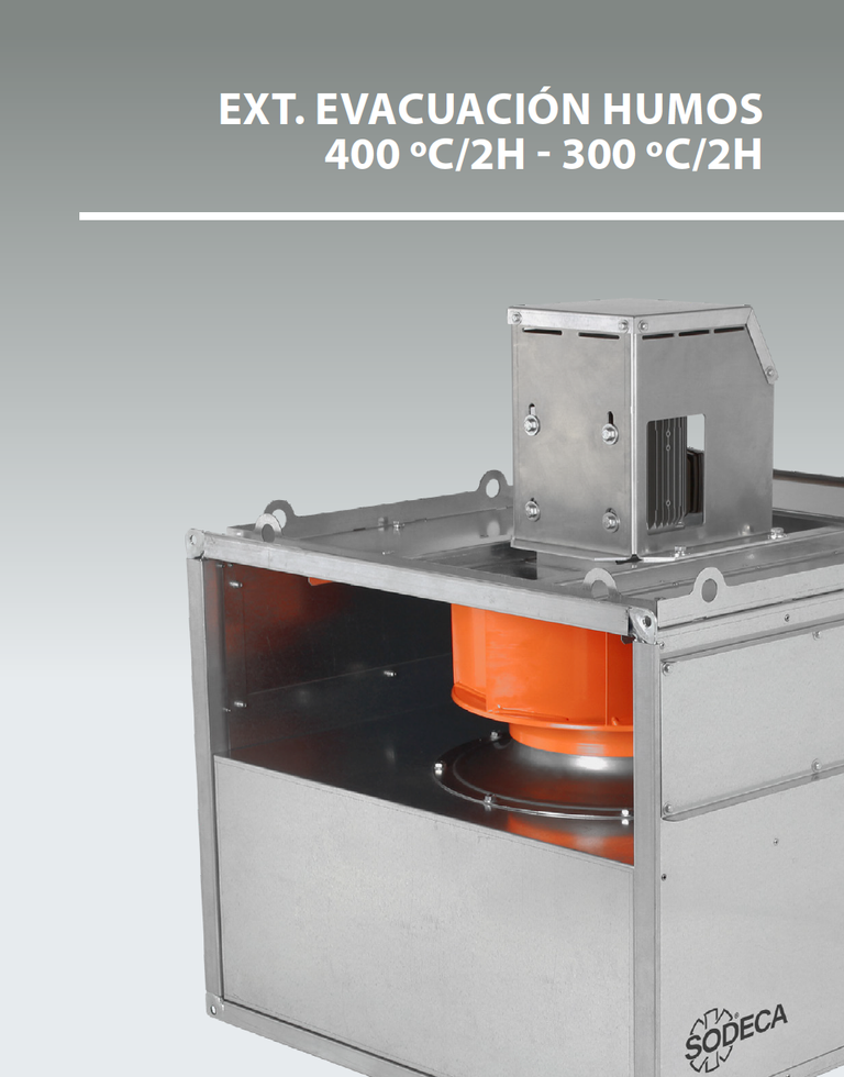 Ventilador d'extracció de fum de Sodeca