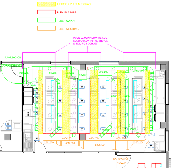 Planos Técnicos HUB Morgui con Autocad