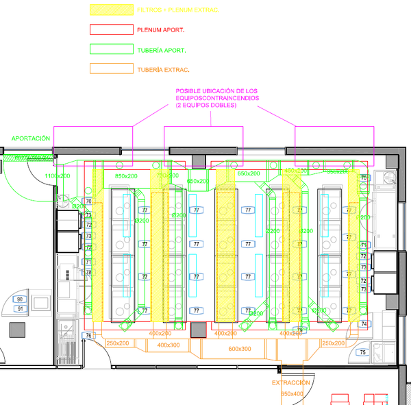 Planos Técnicos HUB Morgui con Autocad