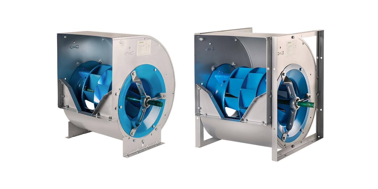 Ventilador de Doble Aspiración a transmisión con rodete a reacción TZAF de Tecnifan-Comefri