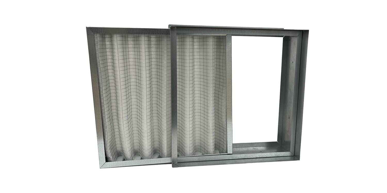 Prefiltro ZigZag impulsión aire previa a caja ventilación