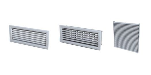 Ventilation grilles for air return