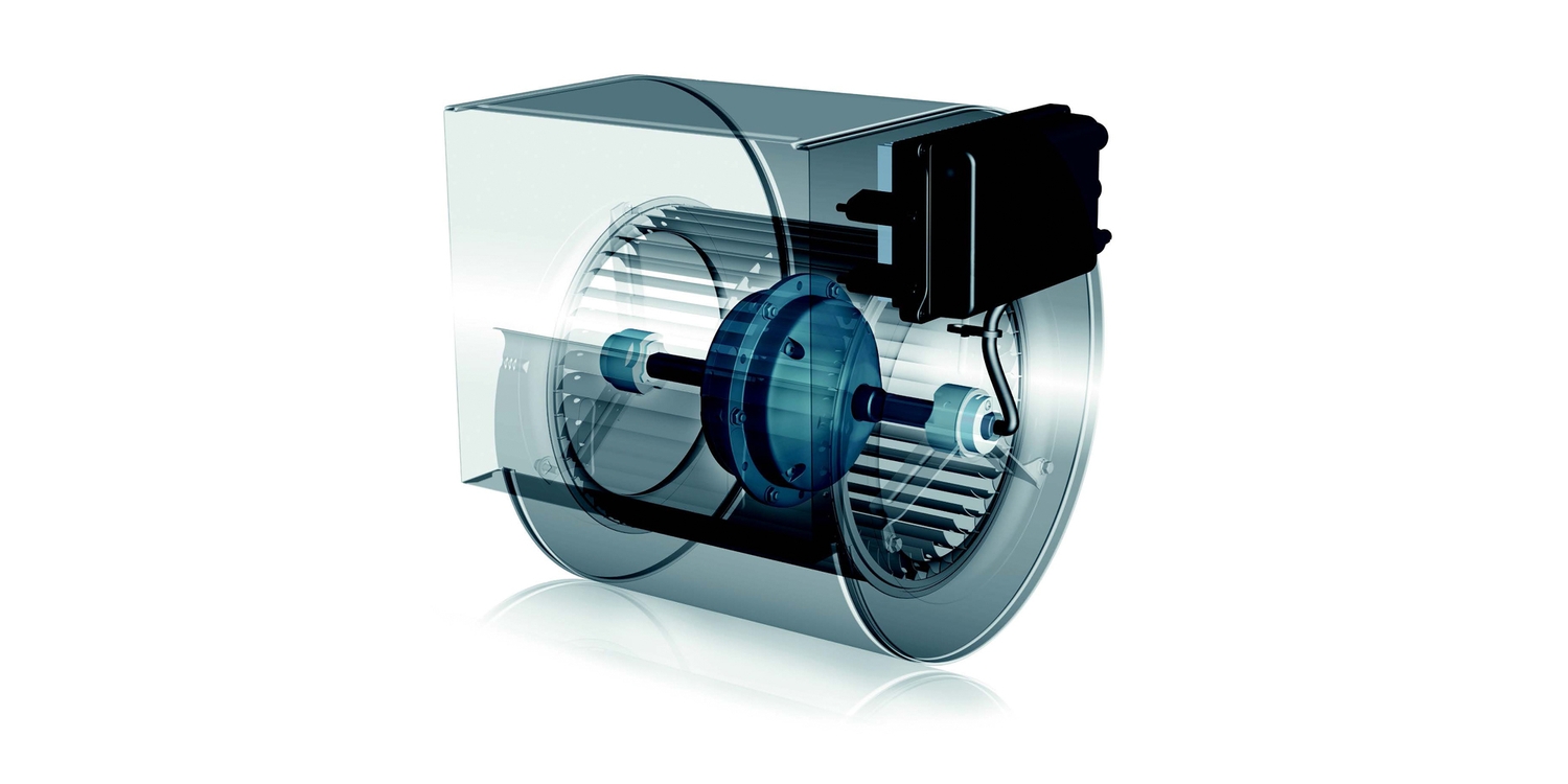 Ventilador de doble aspiración con motor directo modelo DDMP de Nicotra
