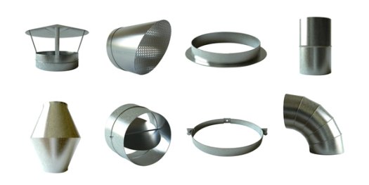 Accessories for Galvanized Round Duct