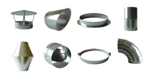 Accessories for Galvanized Round Duct