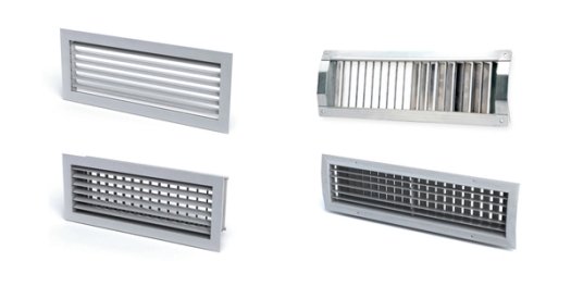 Air supply ventilation grilles