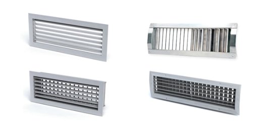 Air supply ventilation grilles