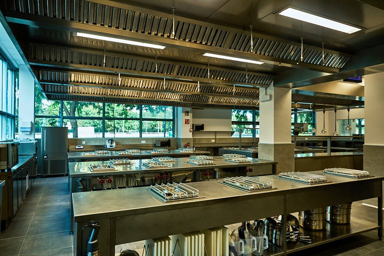 Techo filtrante de morgui en BCN Culinary HUB