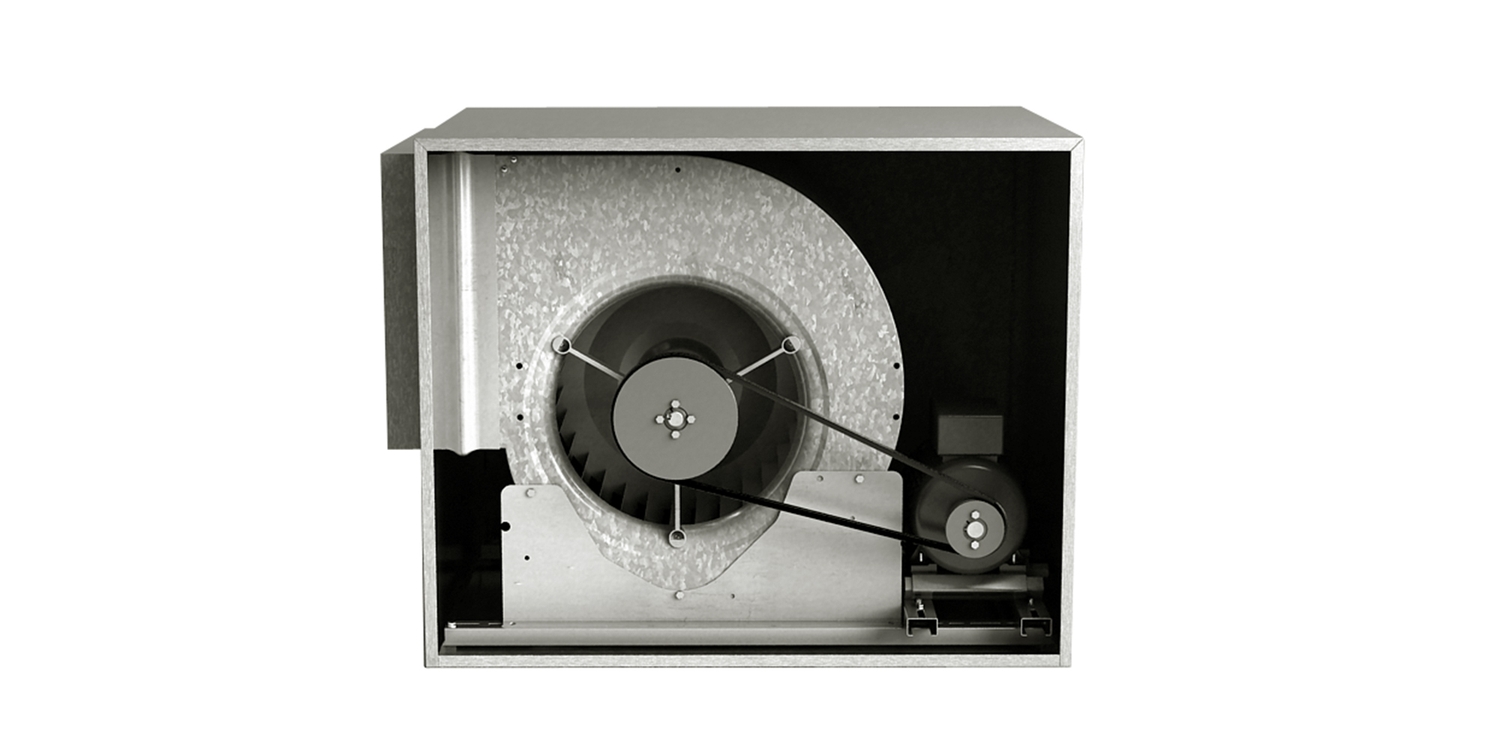 Caja de ventilación para impulsión de aire de Morgui