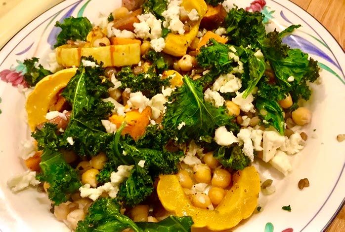 RECIPE: Delicata, Gorgonzola, & The Everything Salad