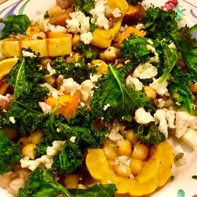 RECIPE: Delicata, Gorgonzola, & The Everything Salad
