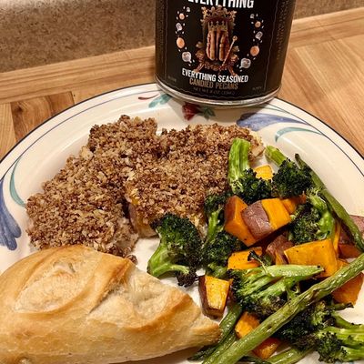 RECIPE: Everything Seasoned Pecan-Crusted Chicken