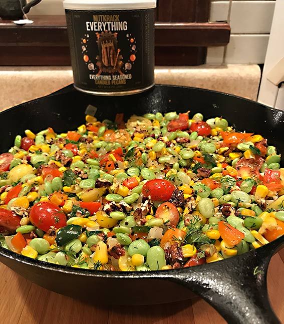 RECIPE: Succotash with Fortune Favors The Everything (VEG & GF)