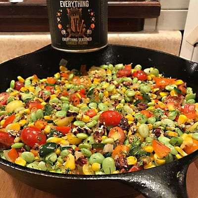 RECIPE: Succotash with Fortune Favors The Everything (VEG & GF)