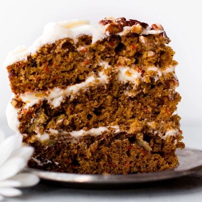 RECIPE: Carrot Cake with Fortune Favors Candied Pecans