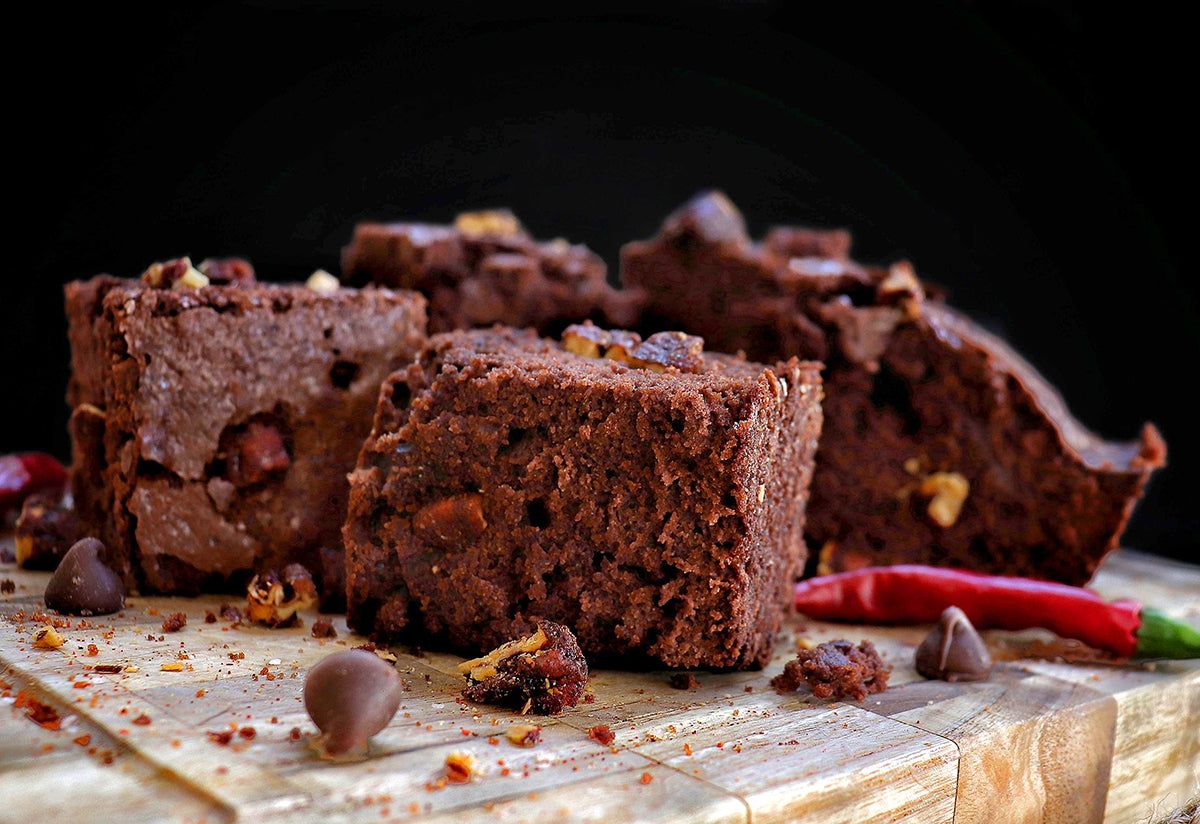 RECIPE: Fortune Favors presents 30 Minute Spicy Candied Pecan Brownies