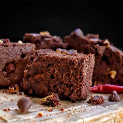 RECIPE: Fortune Favors presents 30 Minute Spicy Candied Pecan Brownies