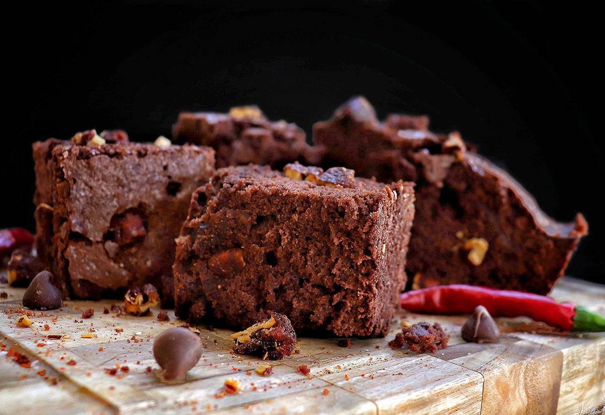 RECIPE: Fortune Favors presents 30 Minute Spicy Candied Pecan Brownies