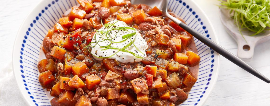 RECIPE: Vegan Butternut Squash Chili with Fortune Favors The Spicy