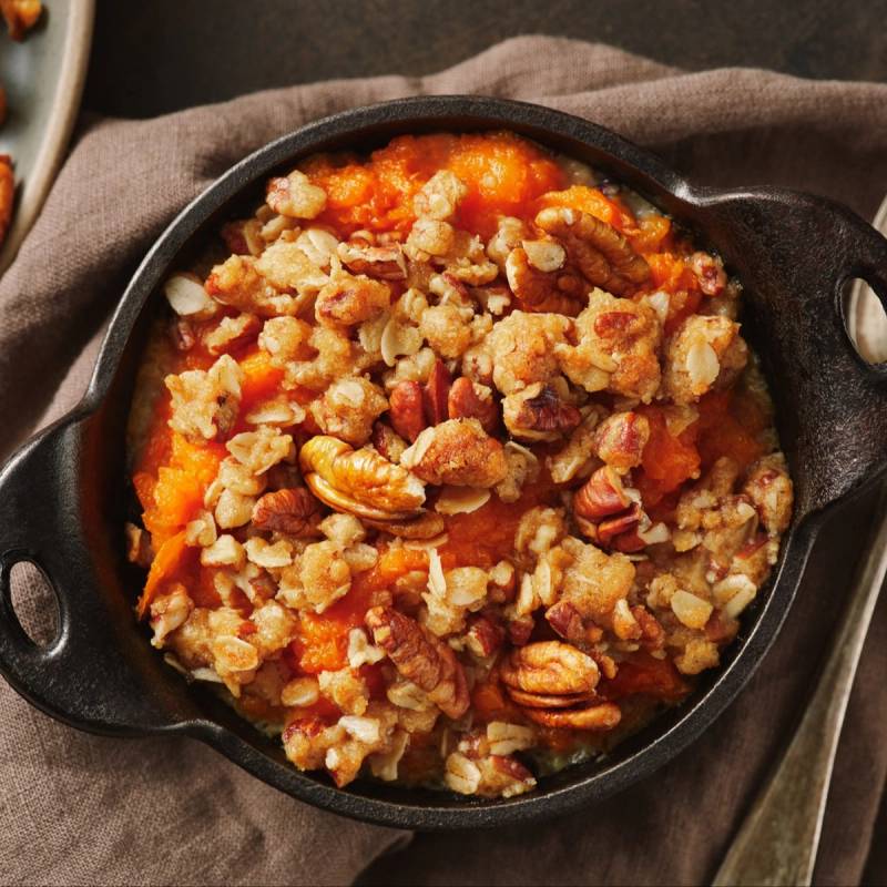 Recipe: Sweet Potato Casserole with Pecan Crumble