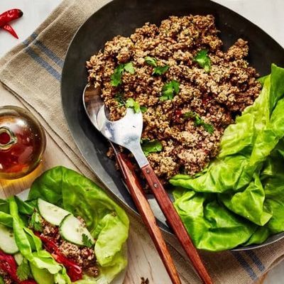 Recipe: Lettuce Wraps with Fortune Favors Garnish (GF)