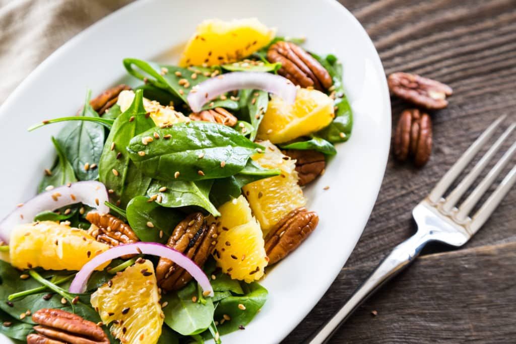 RECIPE: Spring Citrus Salad with Spicy Pecans