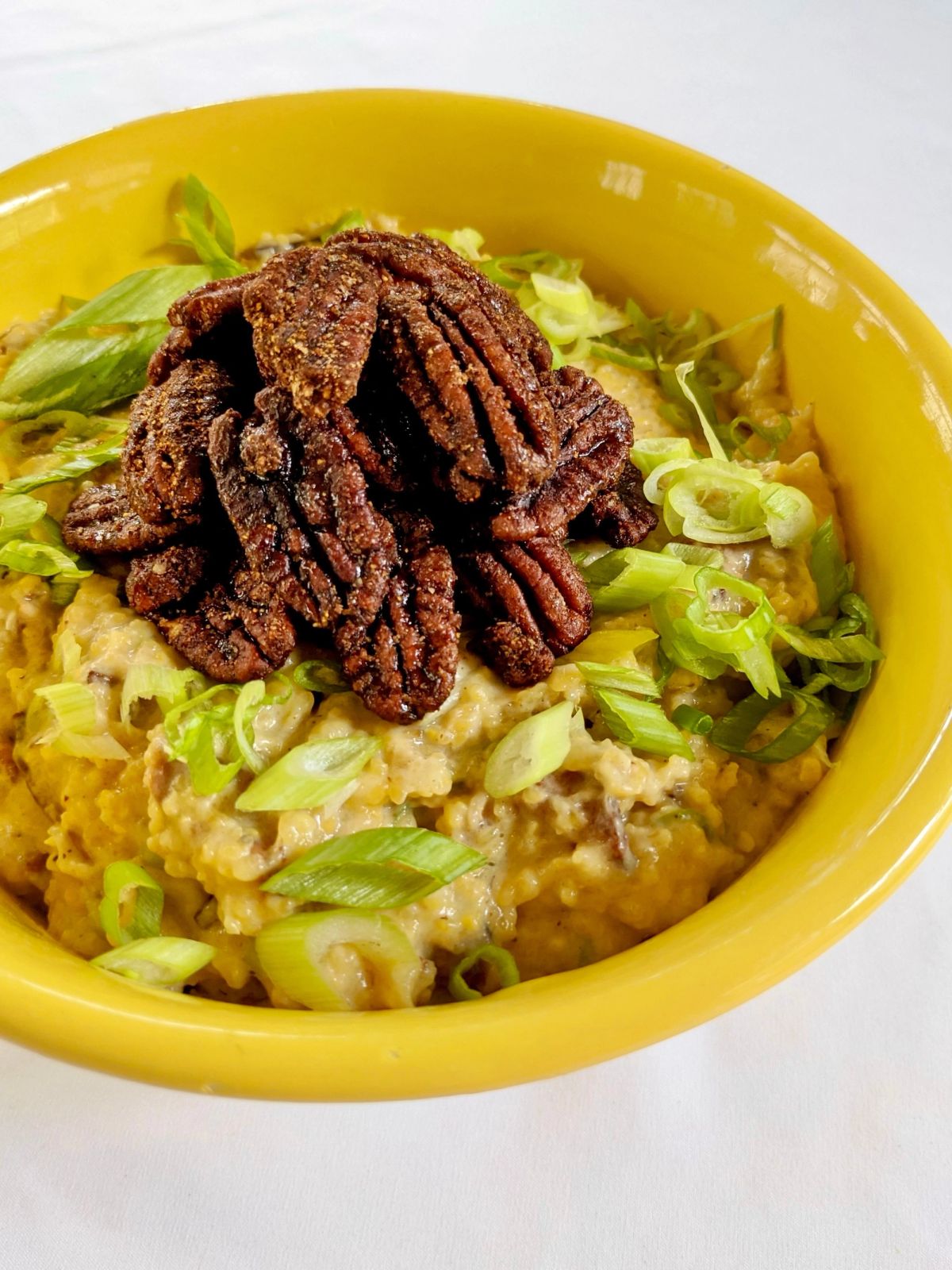 RECIPE: Sharp Cheddar Grits with The Spicy Pecans