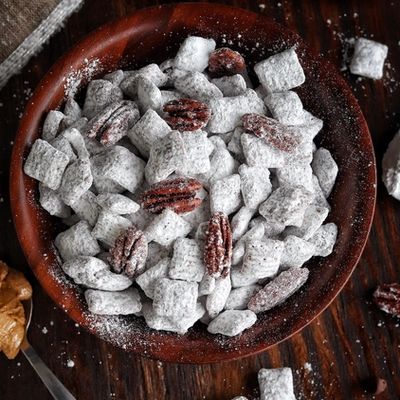 RECIPE: Fortune Favors Candied Pecan Puppy Chow