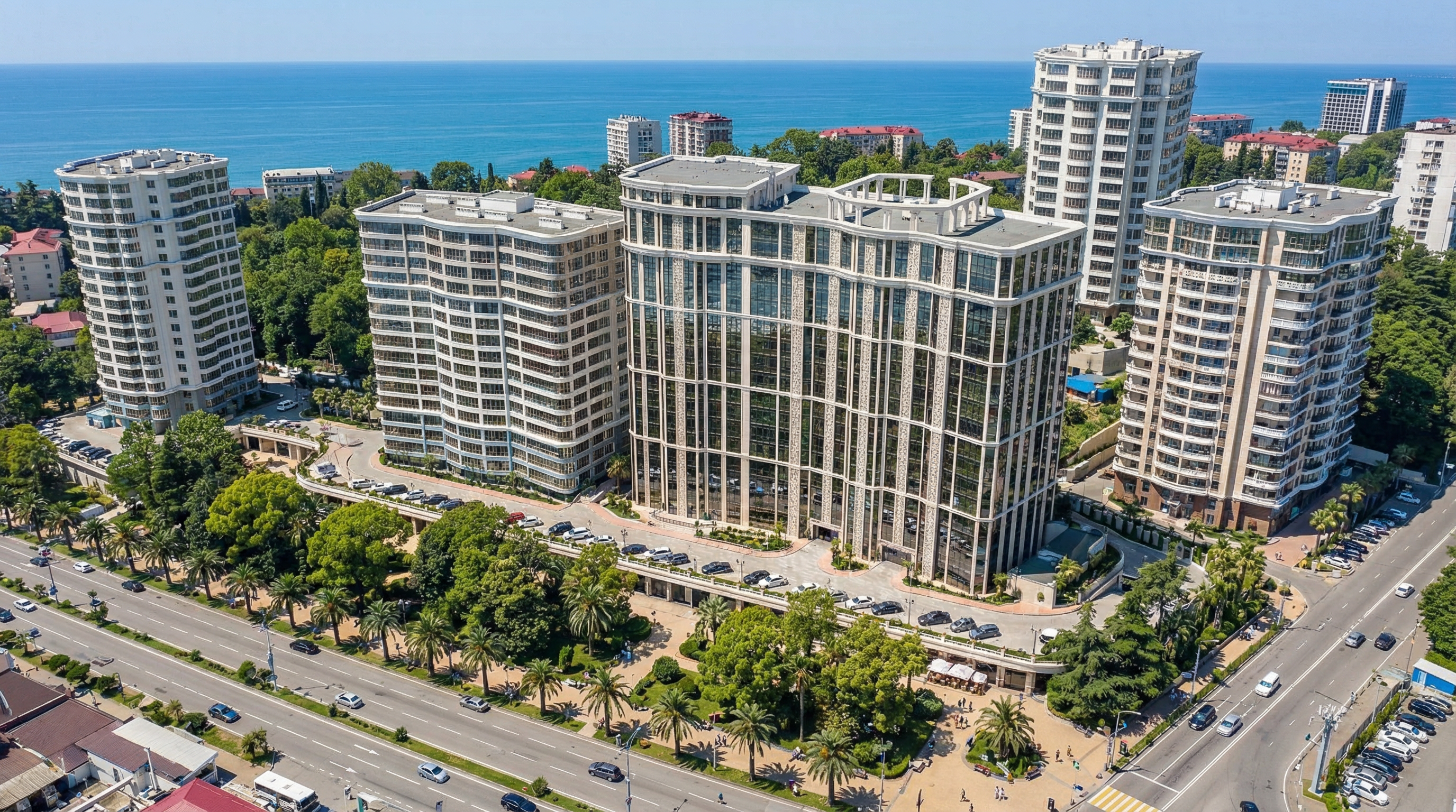 ЖК «Южное Море» Сочи — квартиры 400 м от моря в центре